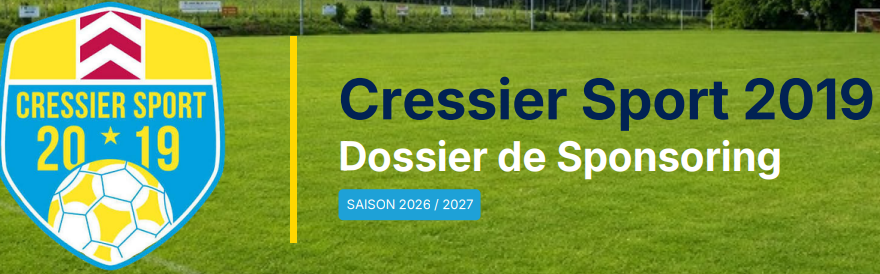 Dossier de sponsoring Cressier Sport 2019